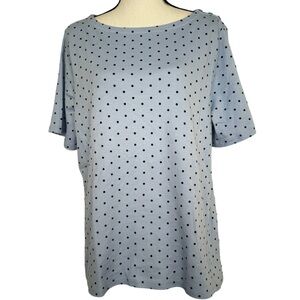 Charter Club New Boat Neck 100% Supima Cotton Top Women Size XXL